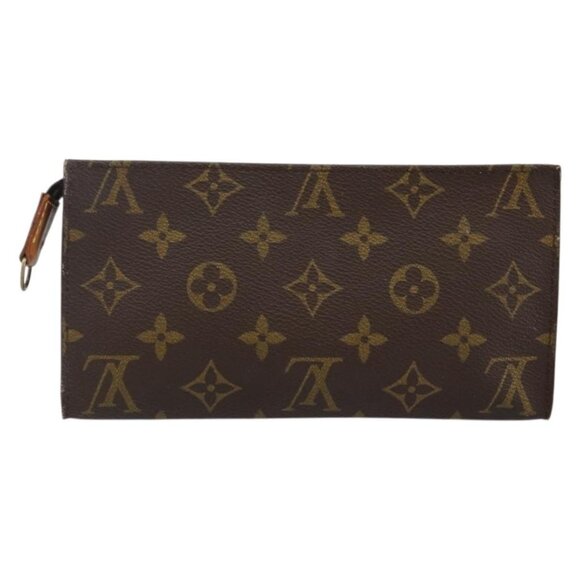 LOUIS VUITTON Monogram Bucket GM Accessory Pouch LV Auth - Picture 1 of 16